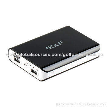 10,400mAh Power Bank with Dual-USB Output and Two LED Torches